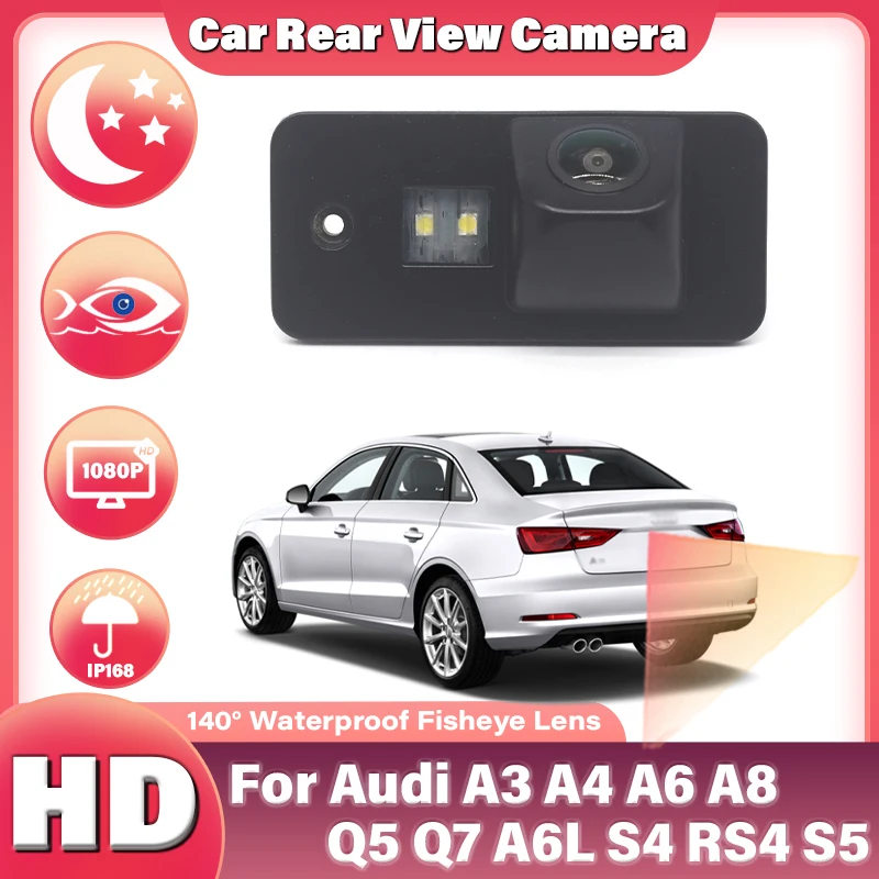 1080P 140°HD CCD Night Vision Reversing High-definition Waterproof Car Rear View Camera For Audi A3 A4 A6 A8 Q5 Q7 A6L S4 RS4 S5
1080P 140°HD CCD Night Vision Reversing High-definition Waterproof Car Rear View Camera For Audi A3 A4 A6 A8 Q5 Q7 A6L S4 RS4 S5