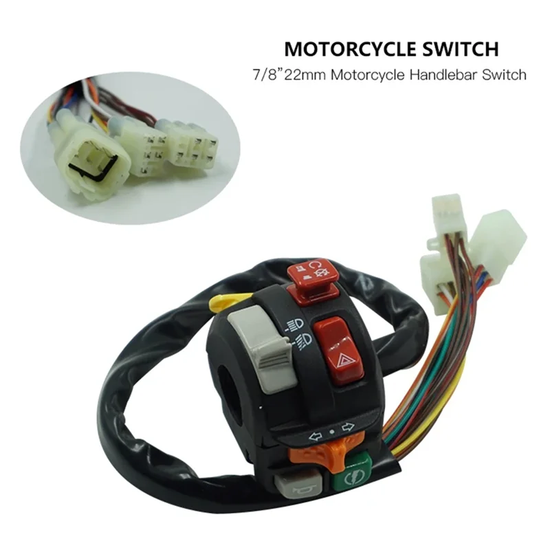 710004040 Motorcycle 7/8In 22Mm Handlebar Control Switch For Outlander Renegade 400-1000 2012-2017 Multifunction Switch
710004040 Motorcycle 7/8In 22Mm Handlebar Control Switch For Outlander Renegade 400-1000 2012-2017 Multifunction Switch