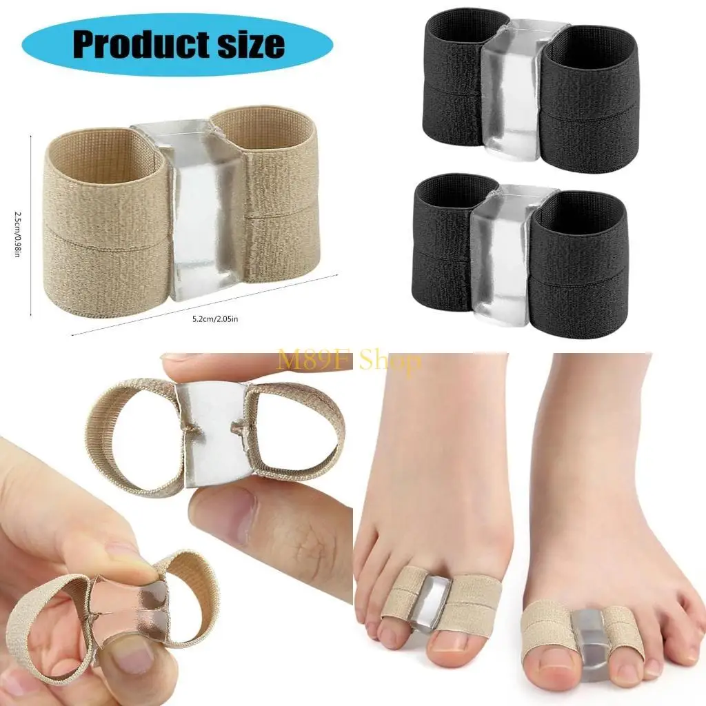 M89F Toe Straightener Soft Hammertoe Corrector Big Toe Separator Hallux Valgus Bunions Corrector Two Hole Toe Splitter
M89F Toe Straightener Soft Hammertoe Corrector Big Toe Separator Hallux Valgus Bunions Corrector Two Hole Toe Splitter