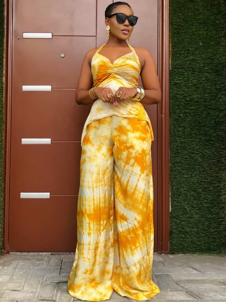 2 Piece Sets African Sets For Women New African Print Elastic Bazin Baggy Pants Rock Style Dashiki Famous Suit Lady Outfits
2 Piece Sets African Sets For Women New African Print Elastic Bazin Baggy Pants Rock Style Dashiki Famous Suit Lady Outfits