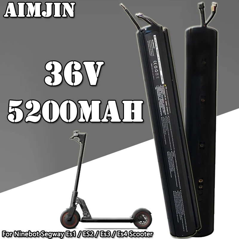 High-capacity 36V 5200mAh For Segway Ninebot ES1 ES2 Built-in Lithium Battery pack
High-capacity 36V 5200mAh For Segway Ninebot ES1 ES2 Built-in Lithium Battery pack