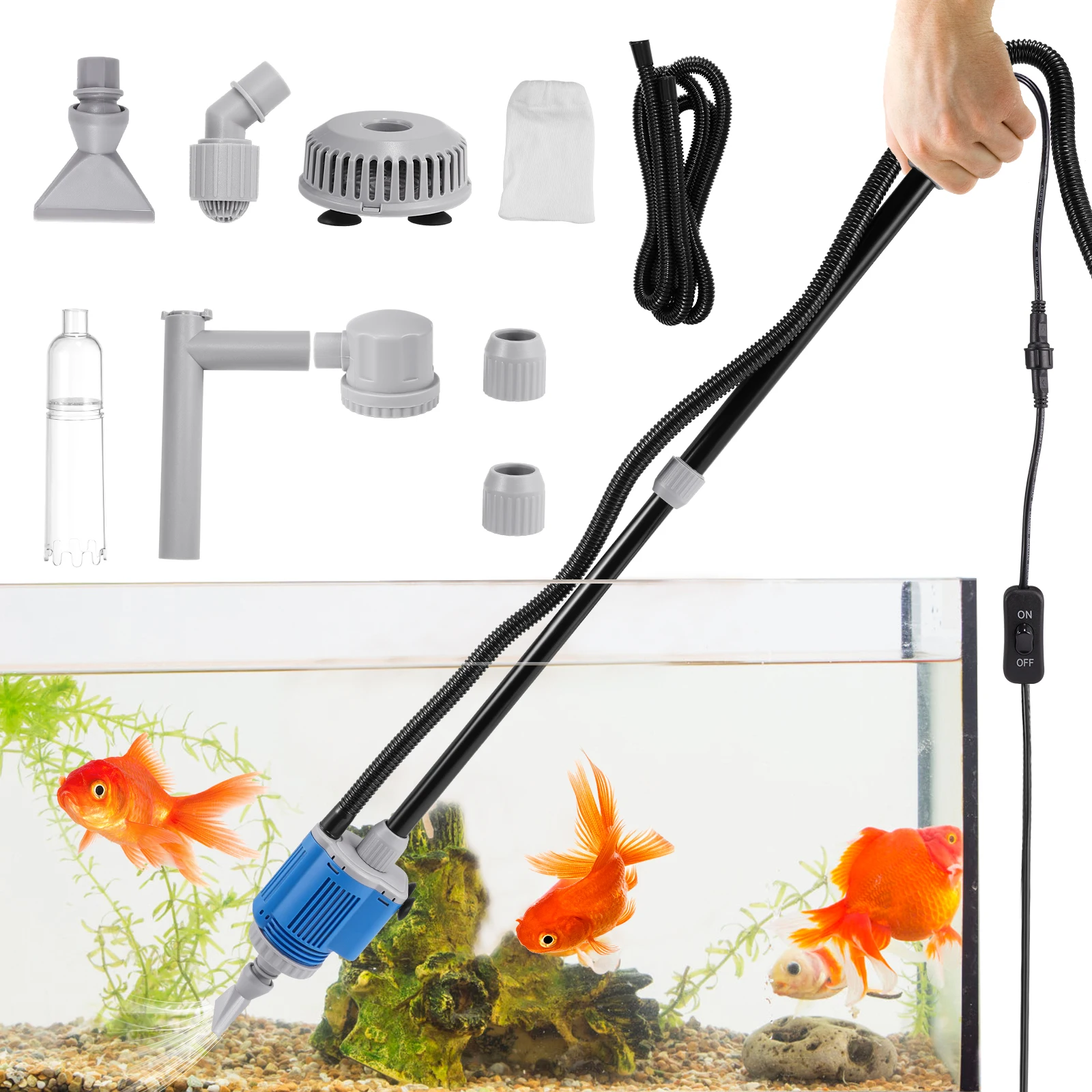 28W Electric Aquarium Fish Tank Water Changer Pump Cleaning Tool Water Changer Gravel Cleaner Siphon Filter Pump Sand Washer
28W Electric Aquarium Fish Tank Water Changer Pump Cleaning Tool Water Changer Gravel Cleaner Siphon Filter Pump Sand Washer