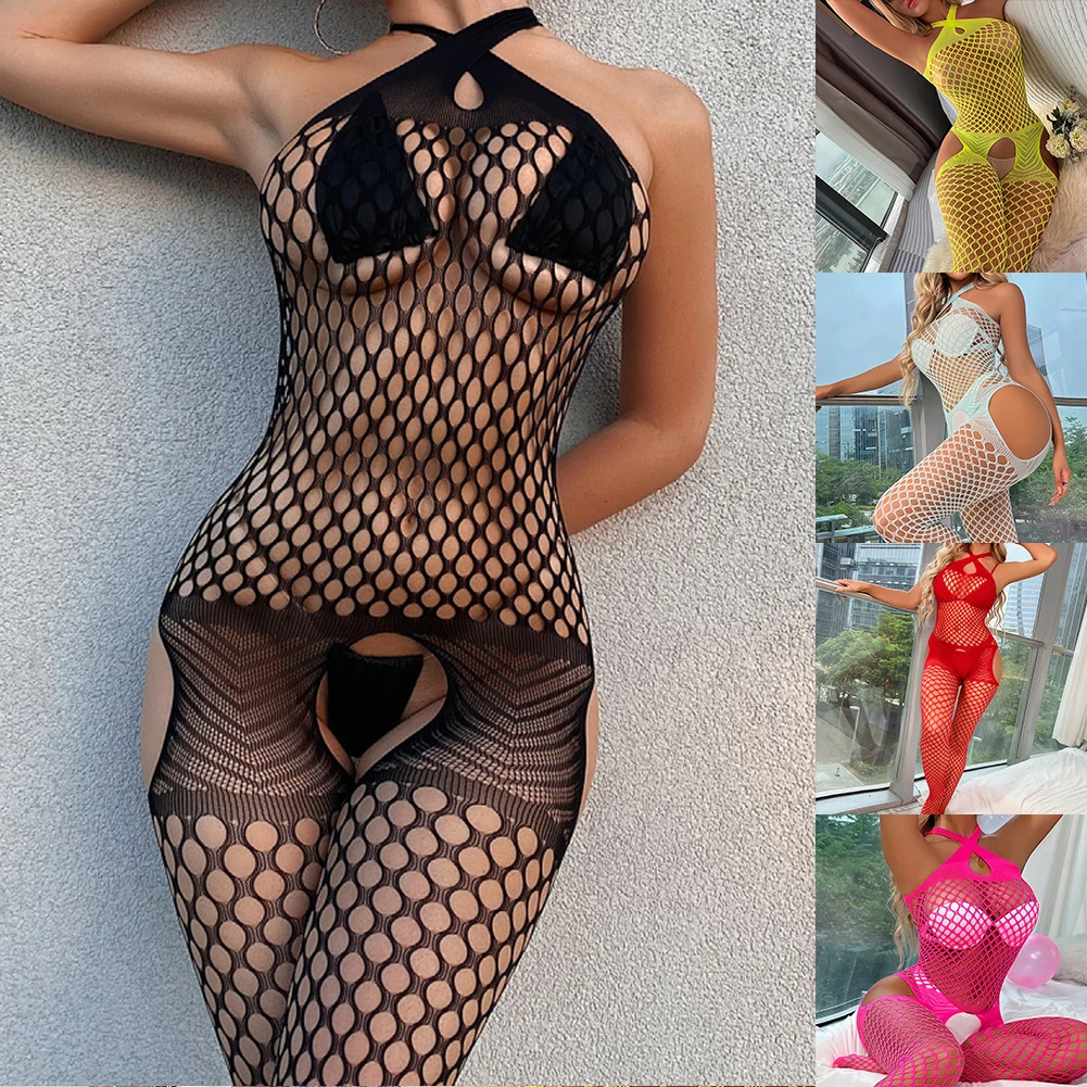 Sexy Women's Lingerie Bodysuit Underwear Erotic Jumpsuit Sleepwear Ladies Open Crotch Stockings Full Body Tights Leotard Pajamas
Sexy Women's Lingerie Bodysuit Underwear Erotic Jumpsuit Sleepwear Ladies Open Crotch Stockings Full Body Tights Leotard Pajamas