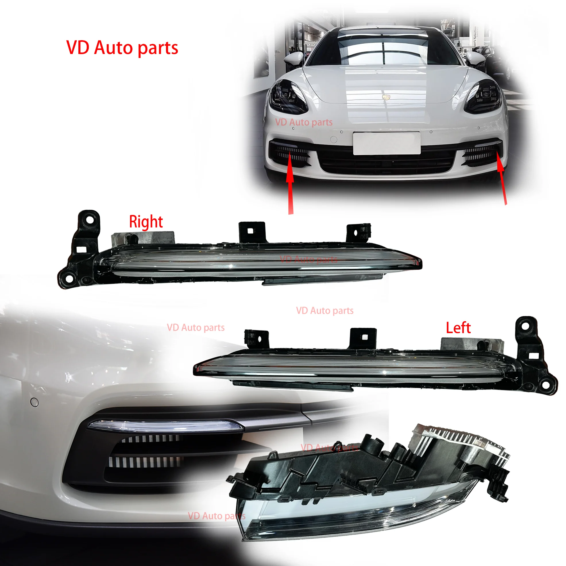 971953041F 971953042F Day lights led lights for Porsche Panamera 971-2 2022 2023 2024
971953041F 971953042F Day lights led lights for Porsche Panamera 971-2 2022 2023 2024