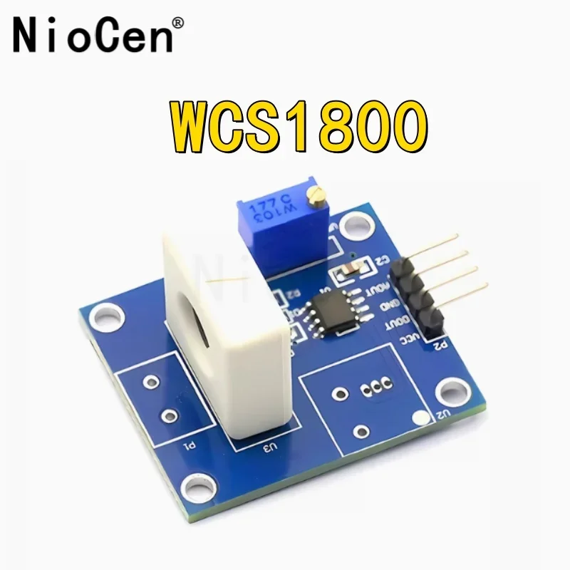 (1pcs)WCS1800 Hall current sensor module detects 35A short circuit overcurrent protection module
(1pcs)WCS1800 Hall current sensor module detects 35A short circuit overcurrent protection module