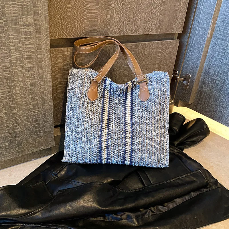 Trendy Designer Large Straw Handbags and Purses Women Shoulder Bags 2023 New Fashion Casual Tote Summer Beach Bag High Quality
Trendy Designer Large Straw Handbags and Purses Women Shoulder Bags 2023 New Fashion Casual Tote Summer Beach Bag High Quality