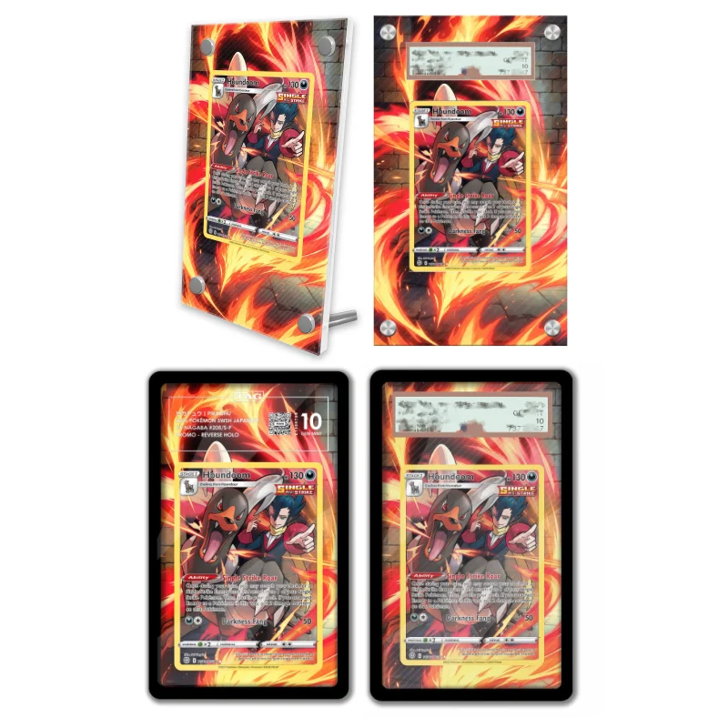 Anime Art Display for Pokemon Houndoom Sword Shield Anime Game Expand Art Acrylic Protective Case Keychain Evaluation Level Toys
Anime Art Display for Pokemon Houndoom Sword Shield Anime Game Expand Art Acrylic Protective Case Keychain Evaluation Level Toys