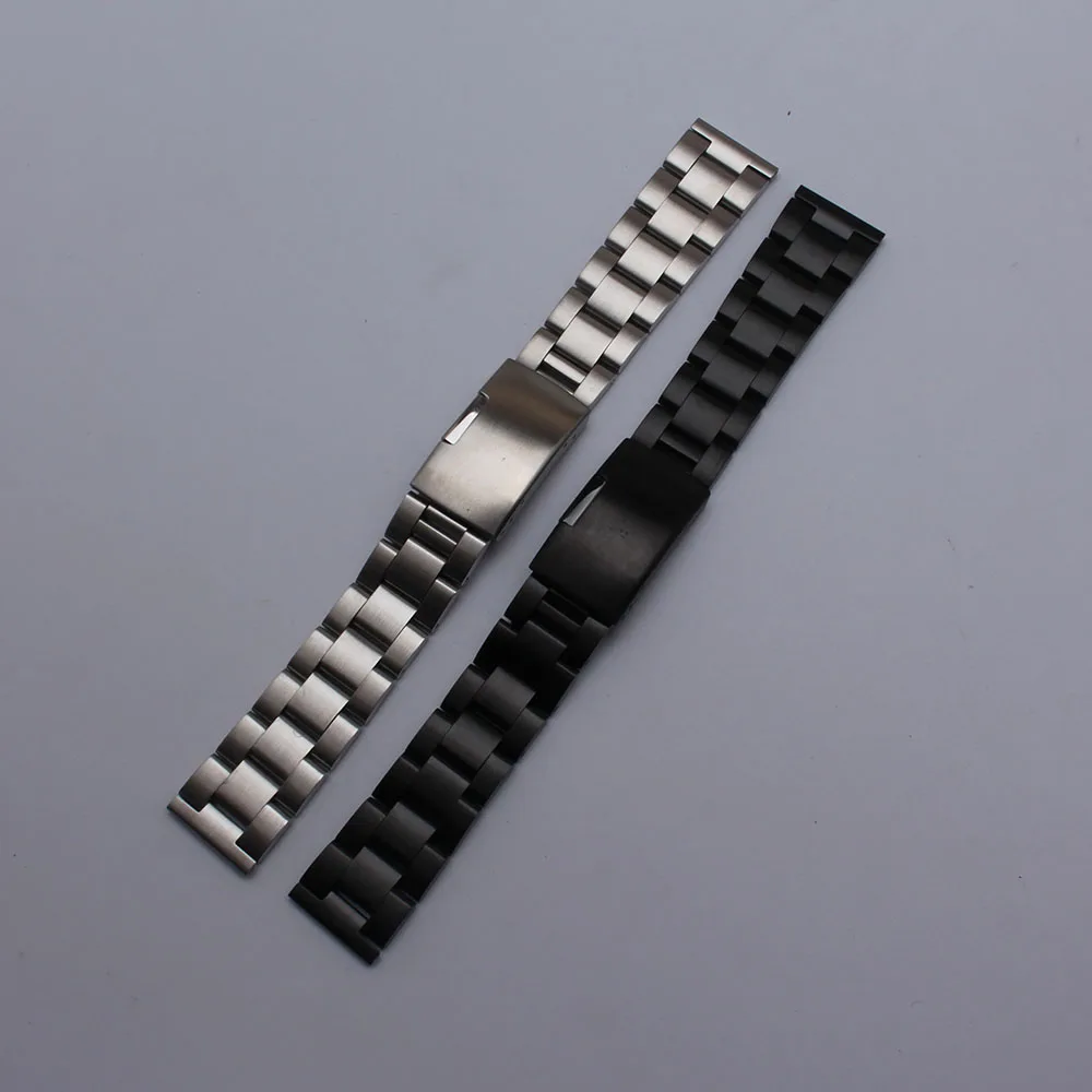 Watchbands 18mm 20mm 22mm Classic Style Watch Accessories Bracelets Classic Buckles Stainless Steel unpolished Straps Black hot
Watchbands 18mm 20mm 22mm Classic Style Watch Accessories Bracelets Classic Buckles Stainless Steel unpolished Straps Black hot