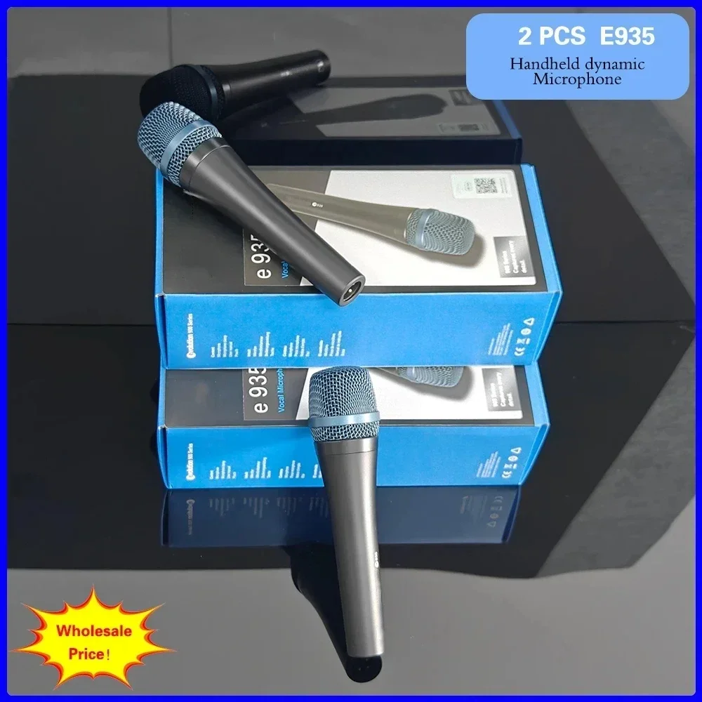 2 шт. Горячая распродажа: Динамический микрофон Evolution 900 Series E935 для живых выступлений, караоке и аудиоконференций
2 шт. Горячая распродажа: Динамический микрофон Evolution 900 Series E935 для живых выступлений, караоке и аудиоконференций