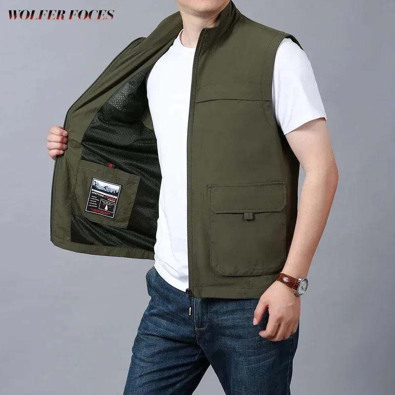 Jacket Professional Photographer Vest Hunting Fashion Men's Clothing Free Shipping Tactical Male Sleeveless Waterproof Camping
Jacket Professional Photographer Vest Hunting Fashion Men's Clothing Free Shipping Tactical Male Sleeveless Waterproof Camping