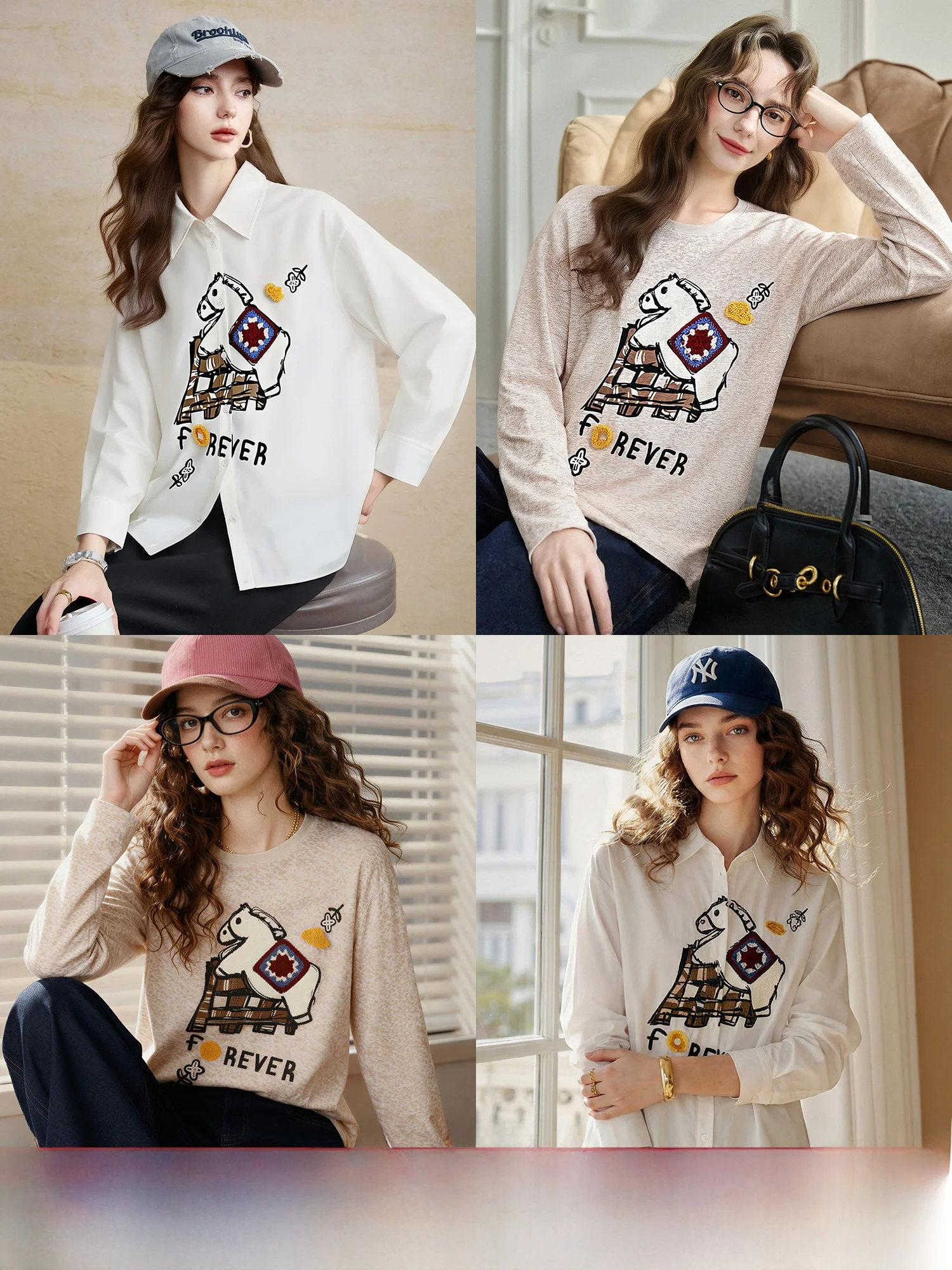 Long Staple Cotton 3D Crochet T-Shirt Women's Spring Commute Shirt Comfortable Breathable Printed Casual Loose Fit Shirt
Long Staple Cotton 3D Crochet T-Shirt Women's Spring Commute Shirt Comfortable Breathable Printed Casual Loose Fit Shirt