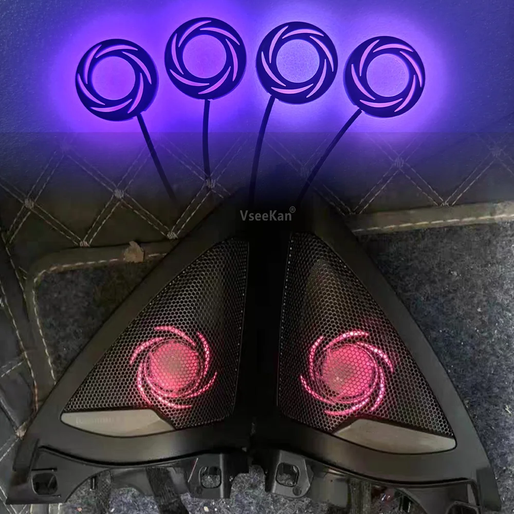 Car horn ambient lights Small car tweeter LED ambient light Speaker Ambient Light 64 Color Car Door Horn Decorative Shell
Car horn ambient lights Small car tweeter LED ambient light Speaker Ambient Light 64 Color Car Door Horn Decorative Shell