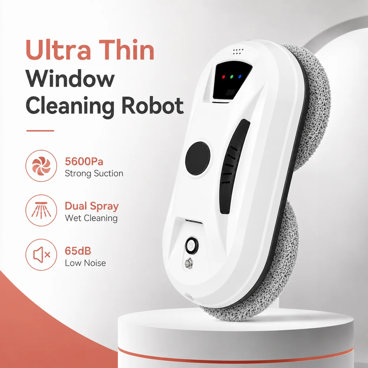 SIHAO Window Cleaning Robot Smart Automatic Cleaner with Remote Control for Windows/Tiles/Glass Doors Self-Cleaning Ultra Quiet
SIHAO Window Cleaning Robot Smart Automatic Cleaner with Remote Control for Windows/Tiles/Glass Doors Self-Cleaning Ultra Quiet