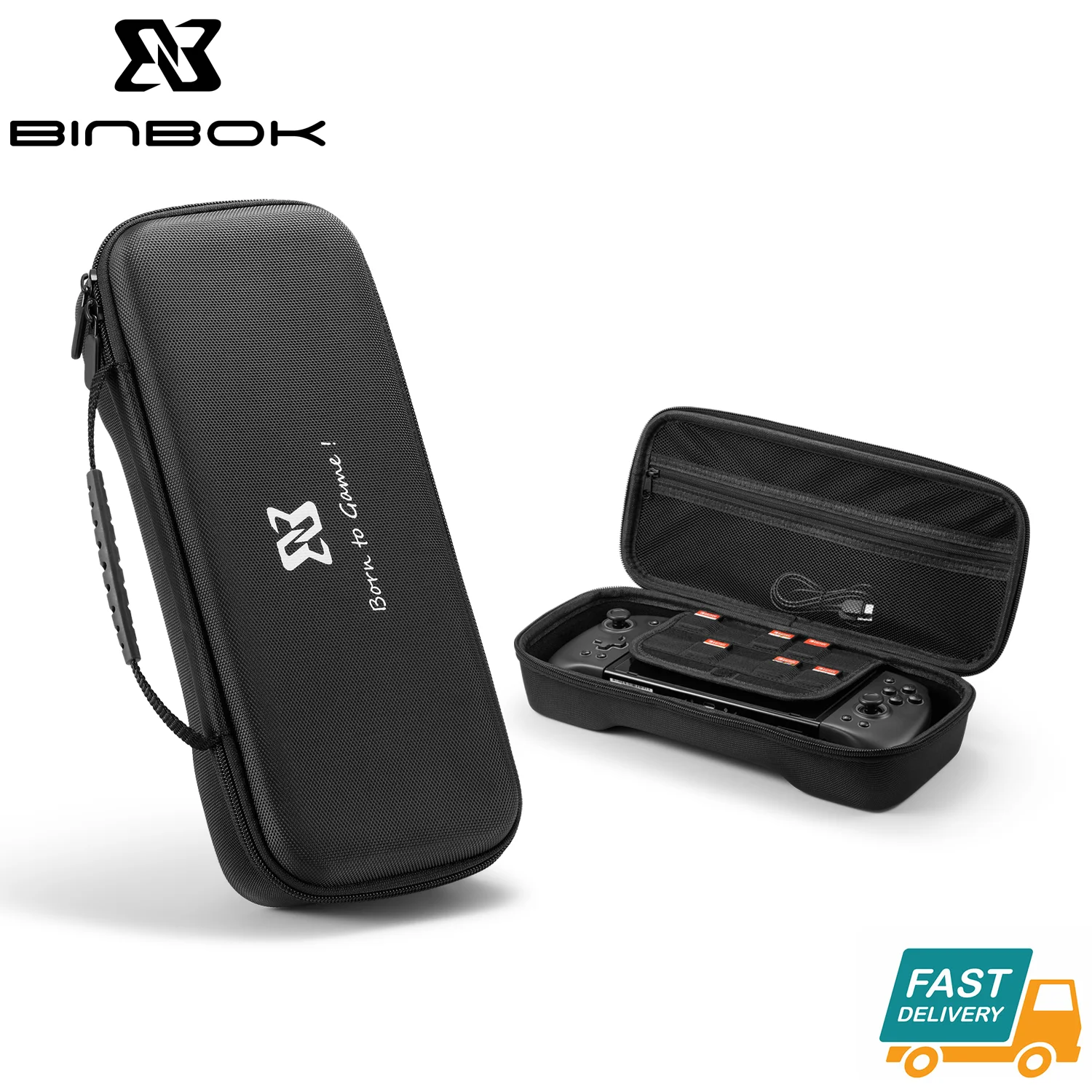 BINBOK Carry Case Compatible with Joy-Con Card Slots Switch Console & Accessories for Nintendo Switch & Switch OLED console
BINBOK Carry Case Compatible with Joy-Con Card Slots Switch Console & Accessories for Nintendo Switch & Switch OLED console