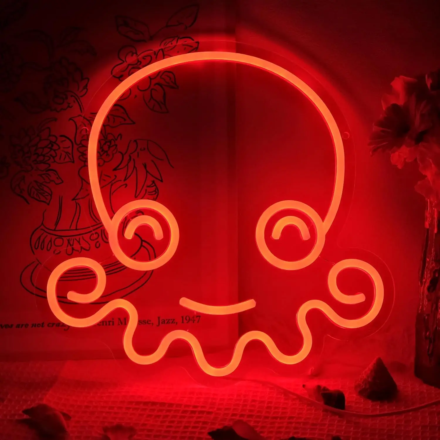 Cute Red Octopus Neon Light Sign USB Dimmable LED Neon Sign for Bedroom Game Room Club Bar Man Cave Party Gifts Wall Decor
Cute Red Octopus Neon Light Sign USB Dimmable LED Neon Sign for Bedroom Game Room Club Bar Man Cave Party Gifts Wall Decor