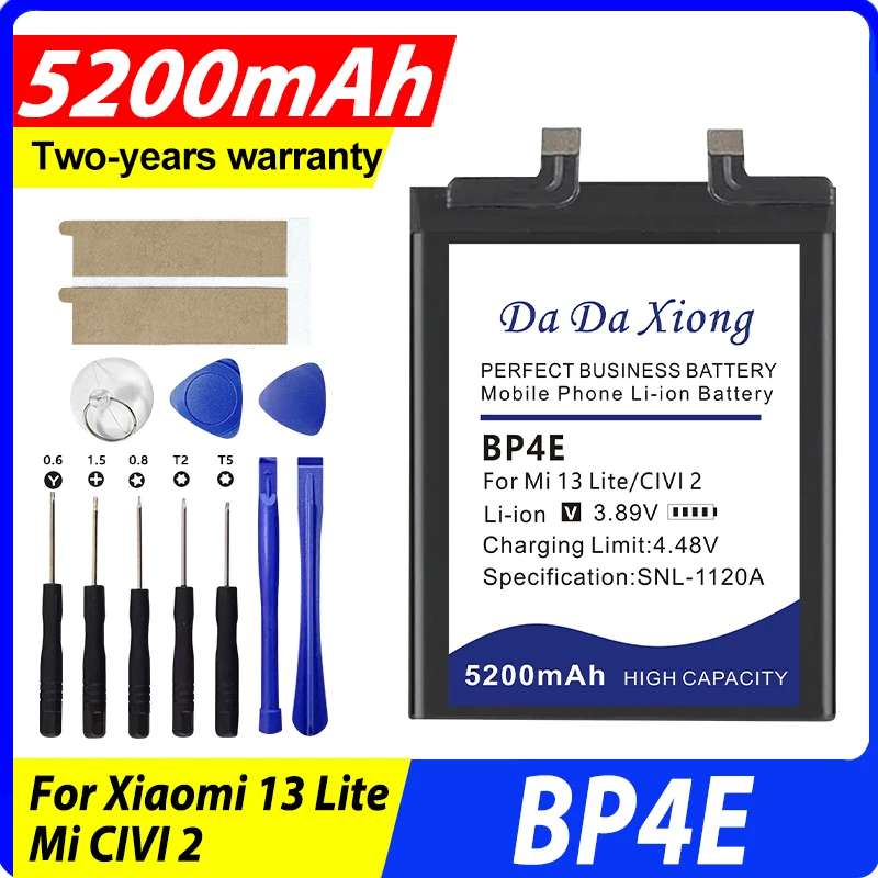 5200mAh DaDaXiong For Xiaomi Civi 2 Civi2 Mobile Phone Battery BP4E High Capacity
5200mAh DaDaXiong For Xiaomi Civi 2 Civi2 Mobile Phone Battery BP4E High Capacity