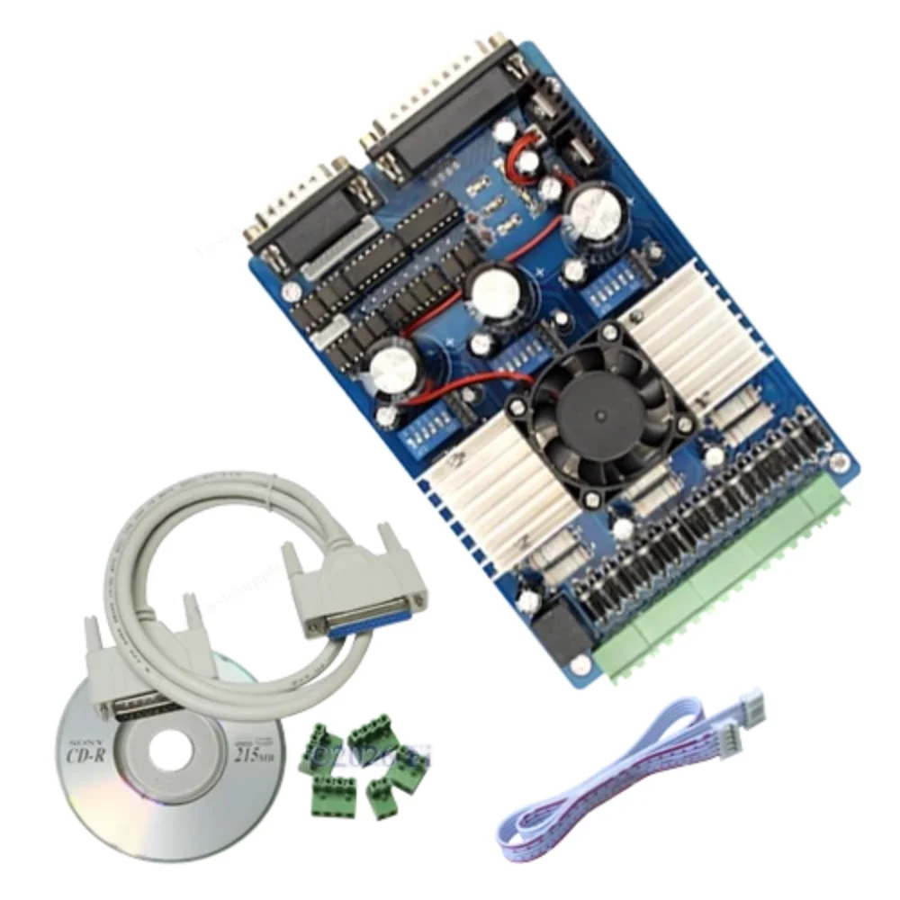 Плата контроллера шагового двигателя CNC TB6560 12-30В 3А, 3 оси
Плата контроллера шагового двигателя CNC TB6560 12-30В 3А, 3 оси