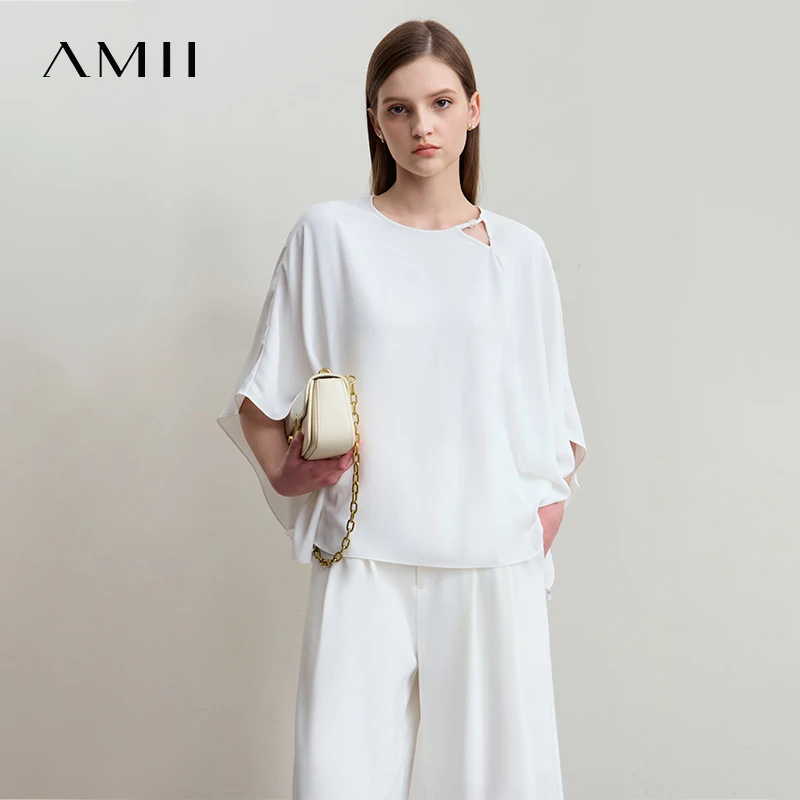 Amii Minimalism Summer Blouse Women's Casual White Short Sleeve Hollow Chiffon Shirt Water Drop Office Lady Loose Tops 12552047
Amii Minimalism Summer Blouse Women's Casual White Short Sleeve Hollow Chiffon Shirt Water Drop Office Lady Loose Tops 12552047