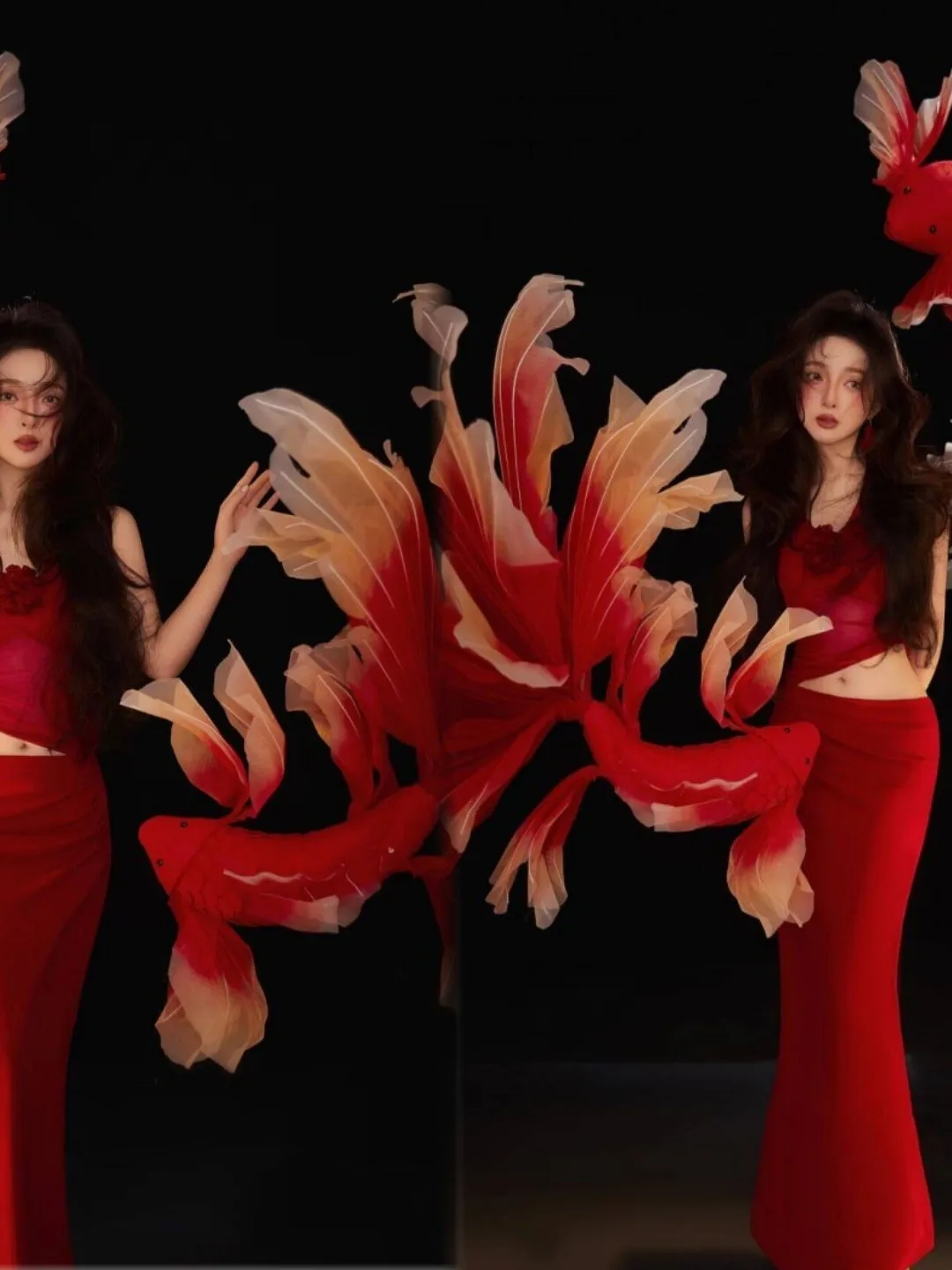 Red New Year Art Photo Theme Dress Studio New Individual Portrait Clothing Lucky Carp Atmosphere Sense Photography Costume Women
Red New Year Art Photo Theme Dress Studio New Individual Portrait Clothing Lucky Carp Atmosphere Sense Photography Costume Women