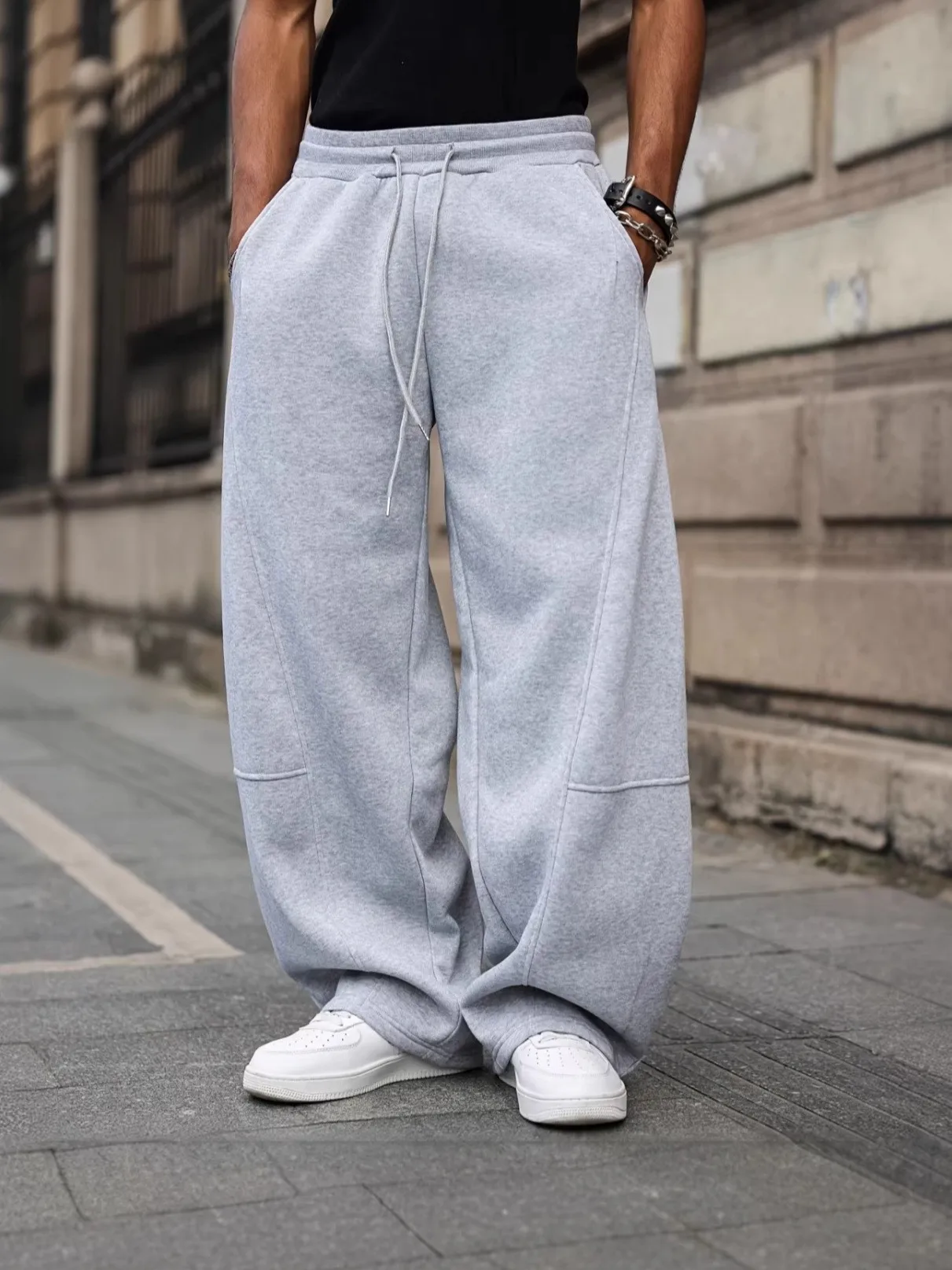 Summer Men's Clothing Baggy Sweatpants High Waist Straight Leg Pants For Teens Polyester Blend Sport Casual Long Trousers
Summer Men's Clothing Baggy Sweatpants High Waist Straight Leg Pants For Teens Polyester Blend Sport Casual Long Trousers