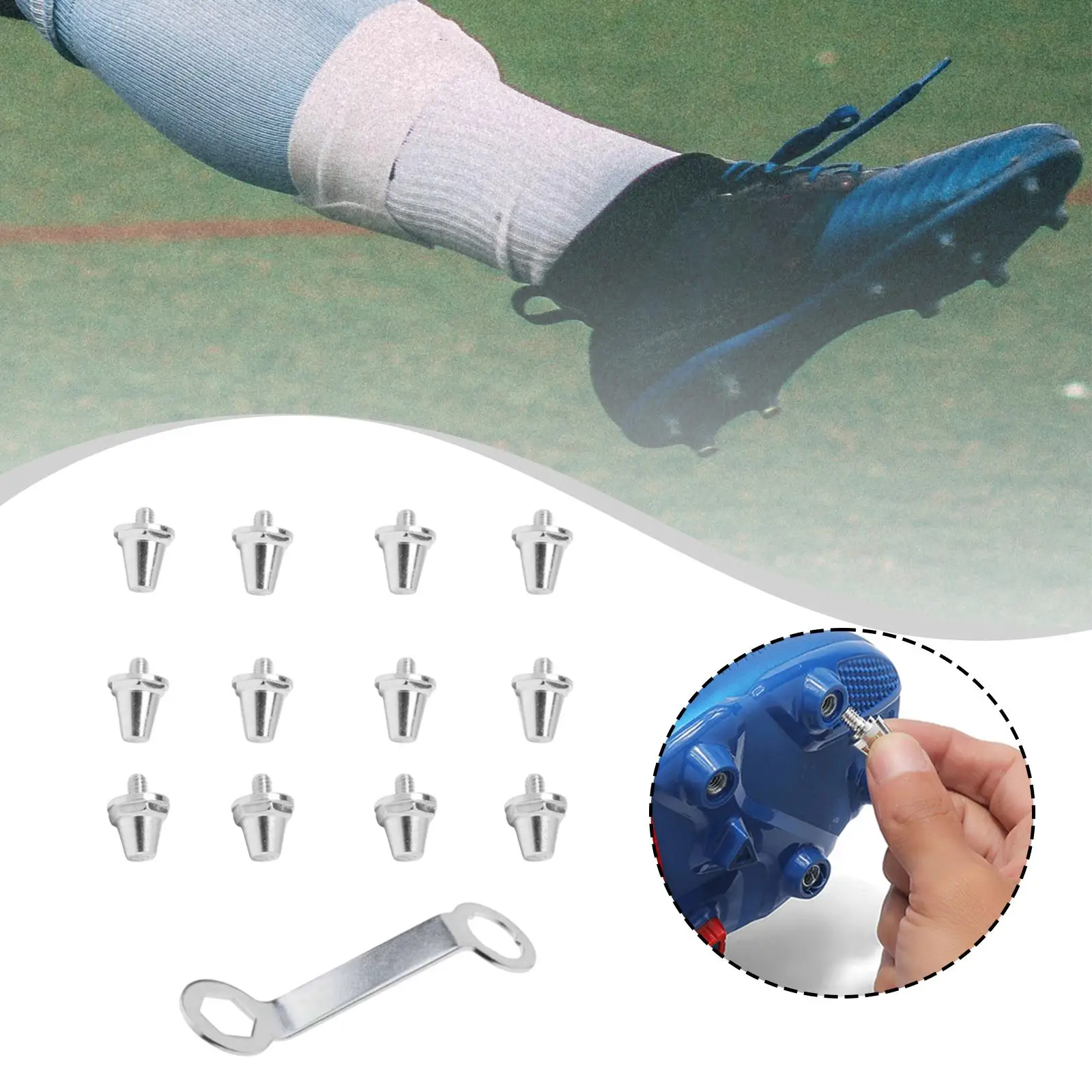 12 шпилек для футбольных бутсов 15 мм 13 мм, запасные части, шипы для футбольных бутсов для соревнований
12 шпилек для футбольных бутсов 15 мм 13 мм, запасные части, шипы для футбольных бутсов для соревнований