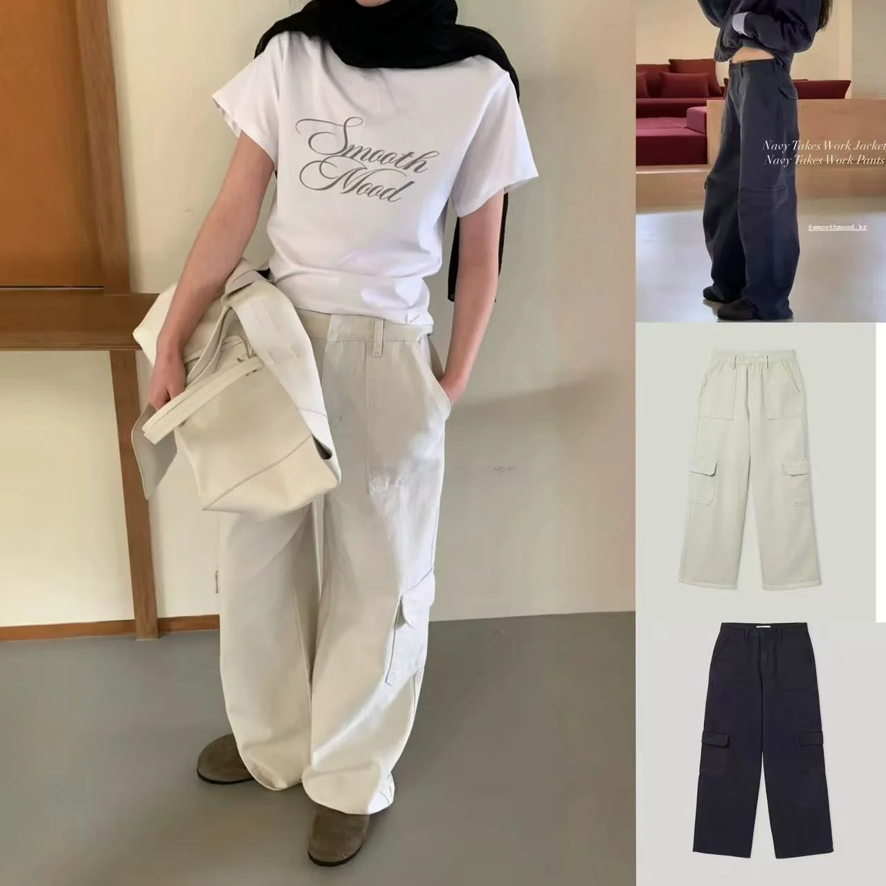 Smoothmood High Waist Straight Leg Casual Pants Korean Retro Washed Pocket Workwear Style Women's Summer Fashion Trousers
Smoothmood High Waist Straight Leg Casual Pants Korean Retro Washed Pocket Workwear Style Women's Summer Fashion Trousers