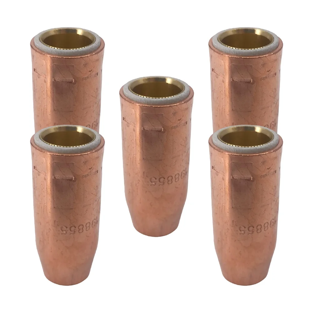 5 Pack MIG Nozzle Model 198855 5/8 Inch Fits For Miller Spoolmatic 15A 30A Pro XR Series Welding Gas Consumables for MIG Welders
5 Pack MIG Nozzle Model 198855 5/8 Inch Fits For Miller Spoolmatic 15A 30A Pro XR Series Welding Gas Consumables for MIG Welders