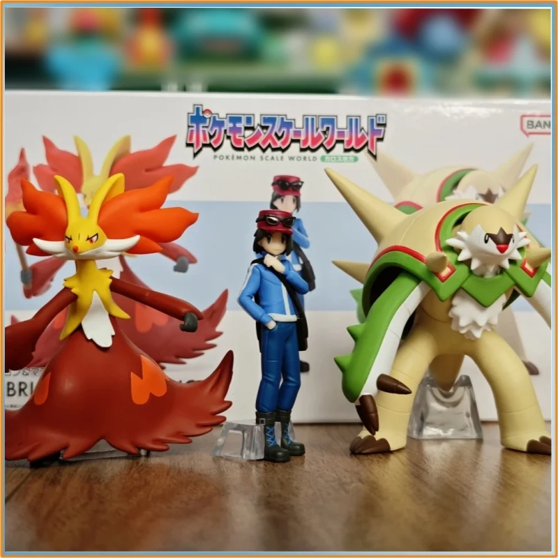 Bandai Pokemon Scale World Kalos Calem Chesnaught Delphox 1/20 Figure Model Toy Fans Gift
Bandai Pokemon Scale World Kalos Calem Chesnaught Delphox 1/20 Figure Model Toy Fans Gift