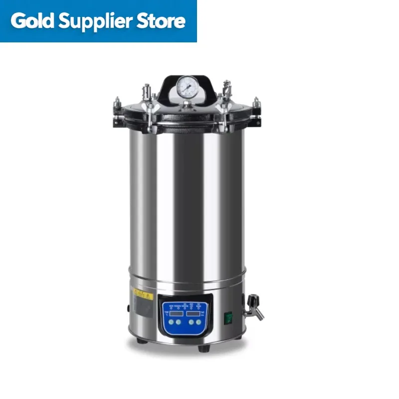 Temperature Controlled 304 Stainless Steel 18L 24L Electric Heating Digital Portable Steam Sterilizer
Temperature Controlled 304 Stainless Steel 18L 24L Electric Heating Digital Portable Steam Sterilizer