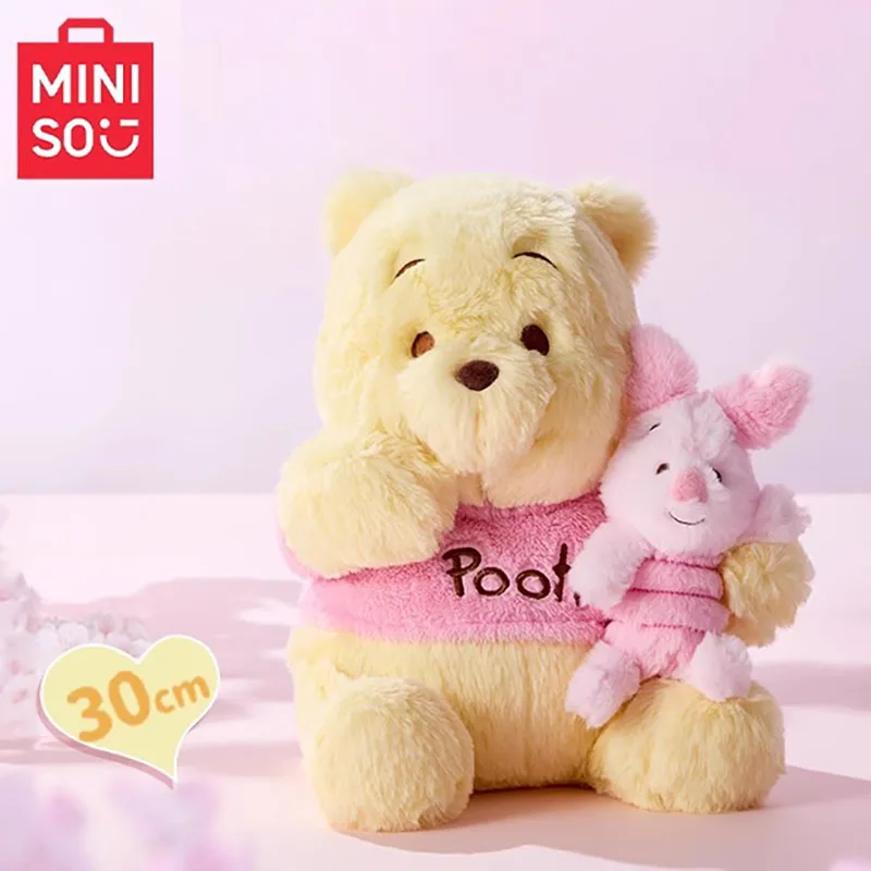 MINISO Disney Винни-Пух с Piket, сидящая плюшевая игрушка, милая кукла, декор комнаты, подушка, подушка, подарок Peluches
MINISO Disney Винни-Пух с Piket, сидящая плюшевая игрушка, милая кукла, декор комнаты, подушка, подушка, подарок Peluches