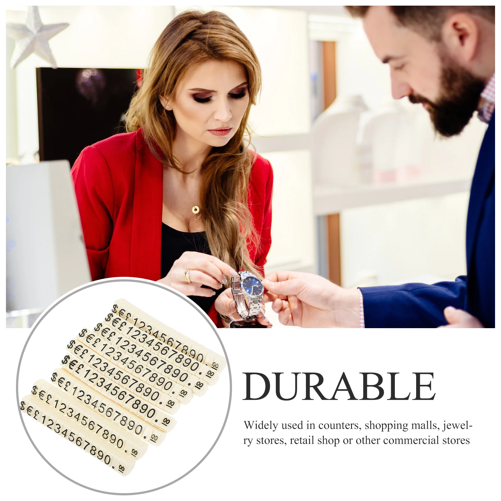 20pcs Jewelry Price Tags Lightweight Aluminum Alloy Number Labels for Display Stands Pricing Cubes Blocks
20pcs Jewelry Price Tags Lightweight Aluminum Alloy Number Labels for Display Stands Pricing Cubes Blocks