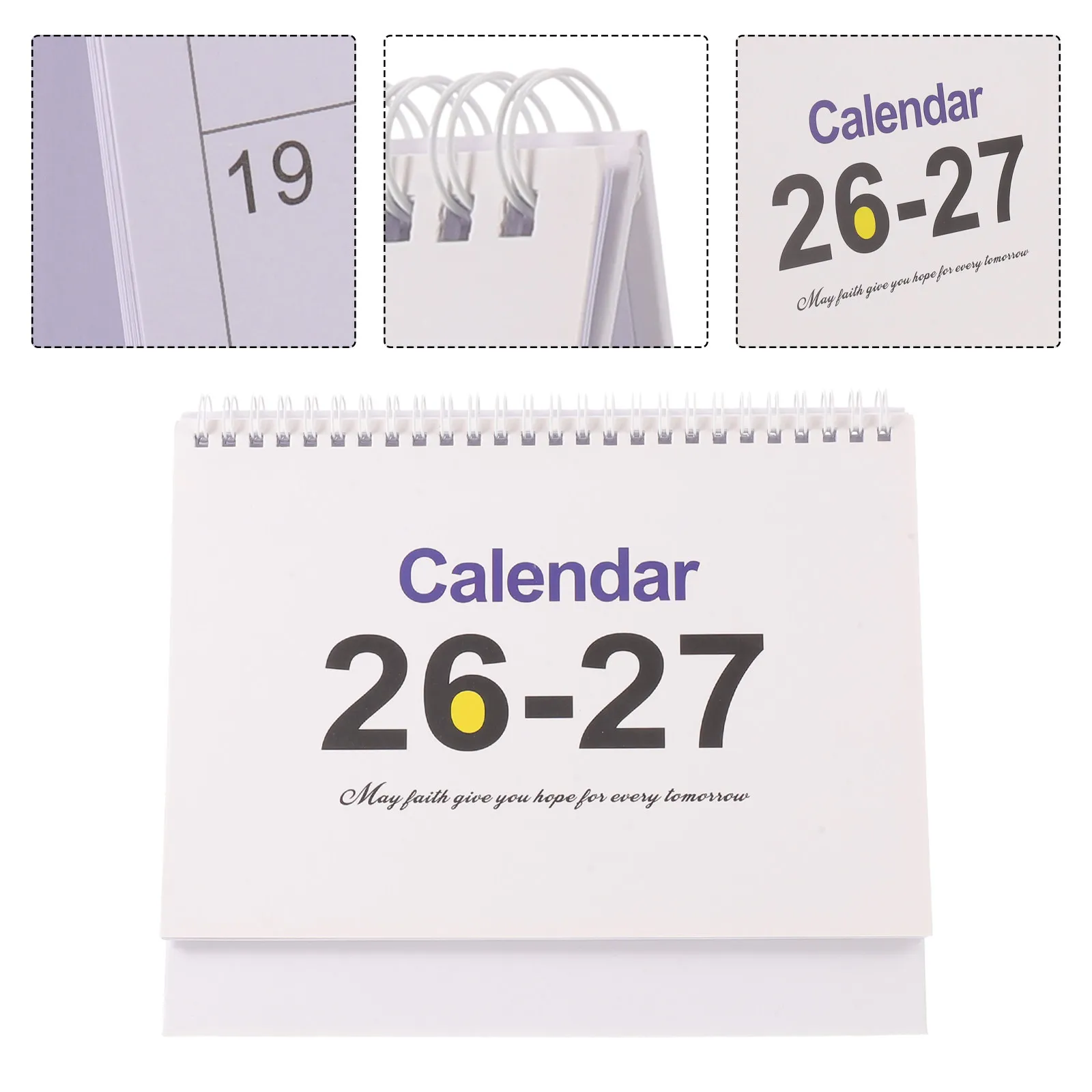 2026-2027 Desk Calendar Standing Monthly Planner with Thick Bleed-Resistant Paper Notes Section for Office Home Workspace
2026-2027 Desk Calendar Standing Monthly Planner with Thick Bleed-Resistant Paper Notes Section for Office Home Workspace