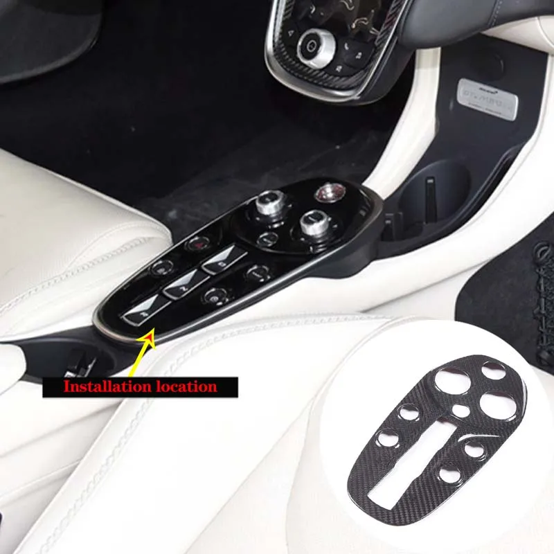 For 2019-22 McLaren GT real carbon fiber style car styling Car central control gear panel frame sticker car interior accessories
For 2019-22 McLaren GT real carbon fiber style car styling Car central control gear panel frame sticker car interior accessories