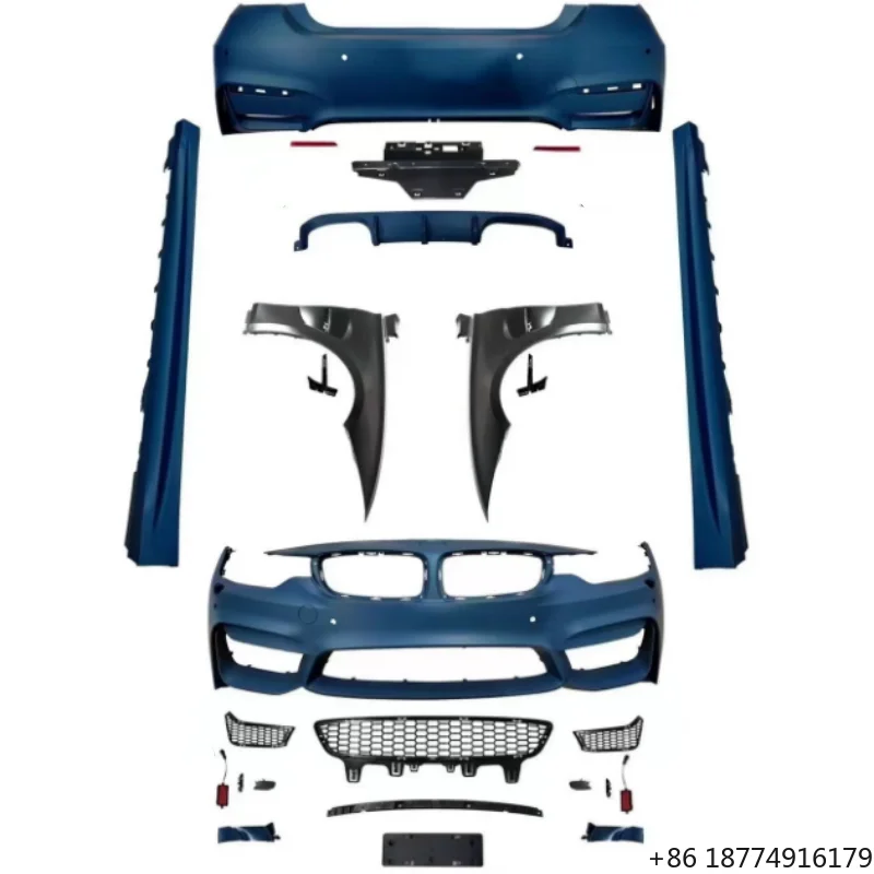 Wholesale price For F32 F36 435i to M4 Style PP Material Front Bumper Rear Bumper for 4 SERIES F33 F36 428i 430 Body Kit
Wholesale price For F32 F36 435i to M4 Style PP Material Front Bumper Rear Bumper for 4 SERIES F33 F36 428i 430 Body Kit