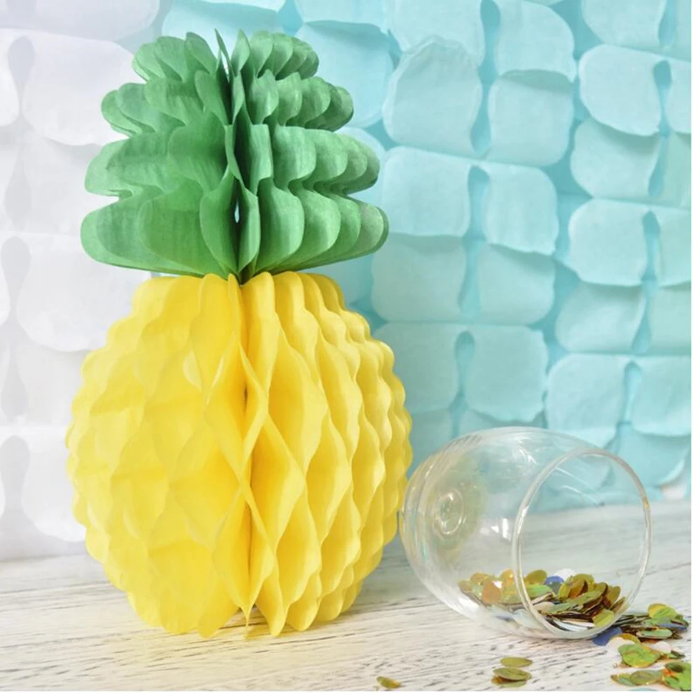 6pcs Pineapple Honeycomb Decor Tropical Party Hanging Decoration Festival Carnivals 20cm Reusable Paper Pineapple Decorations
6pcs Pineapple Honeycomb Decor Tropical Party Hanging Decoration Festival Carnivals 20cm Reusable Paper Pineapple Decorations