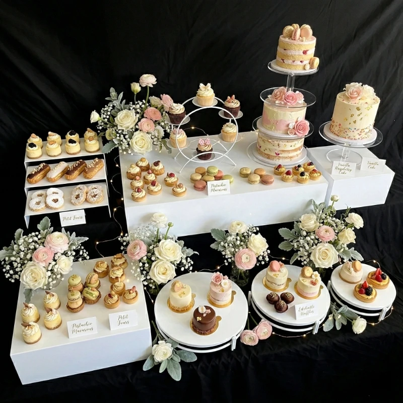 11pcs Dessert Table Stand Decorations Display Shelf Cake Tray Tea Break Buffet Holder For Wedding Home Party Candy Props
11pcs Dessert Table Stand Decorations Display Shelf Cake Tray Tea Break Buffet Holder For Wedding Home Party Candy Props