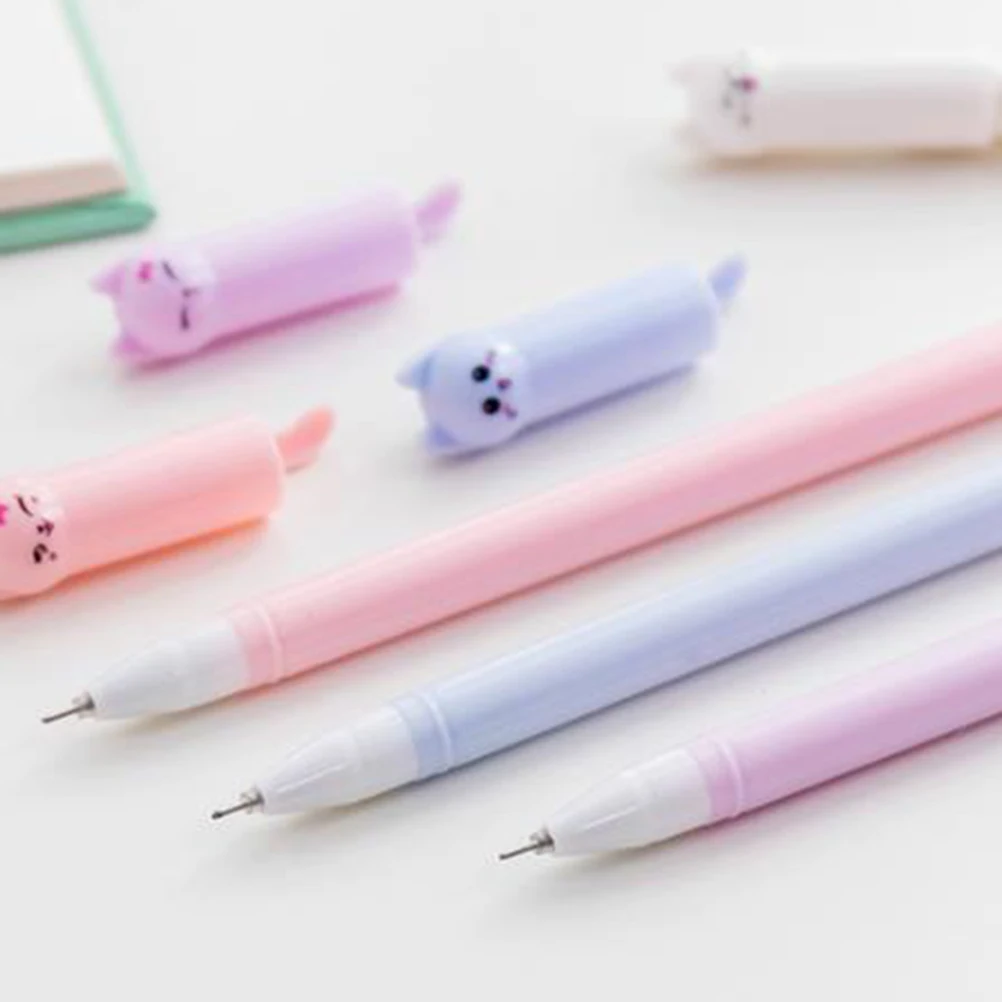 18Pcs Adorable Cat Gel Pens Lightweight Smooth Writing Household Office School Multi-Function Sign Pens Wear-Resistant Kawaii
18Pcs Adorable Cat Gel Pens Lightweight Smooth Writing Household Office School Multi-Function Sign Pens Wear-Resistant Kawaii