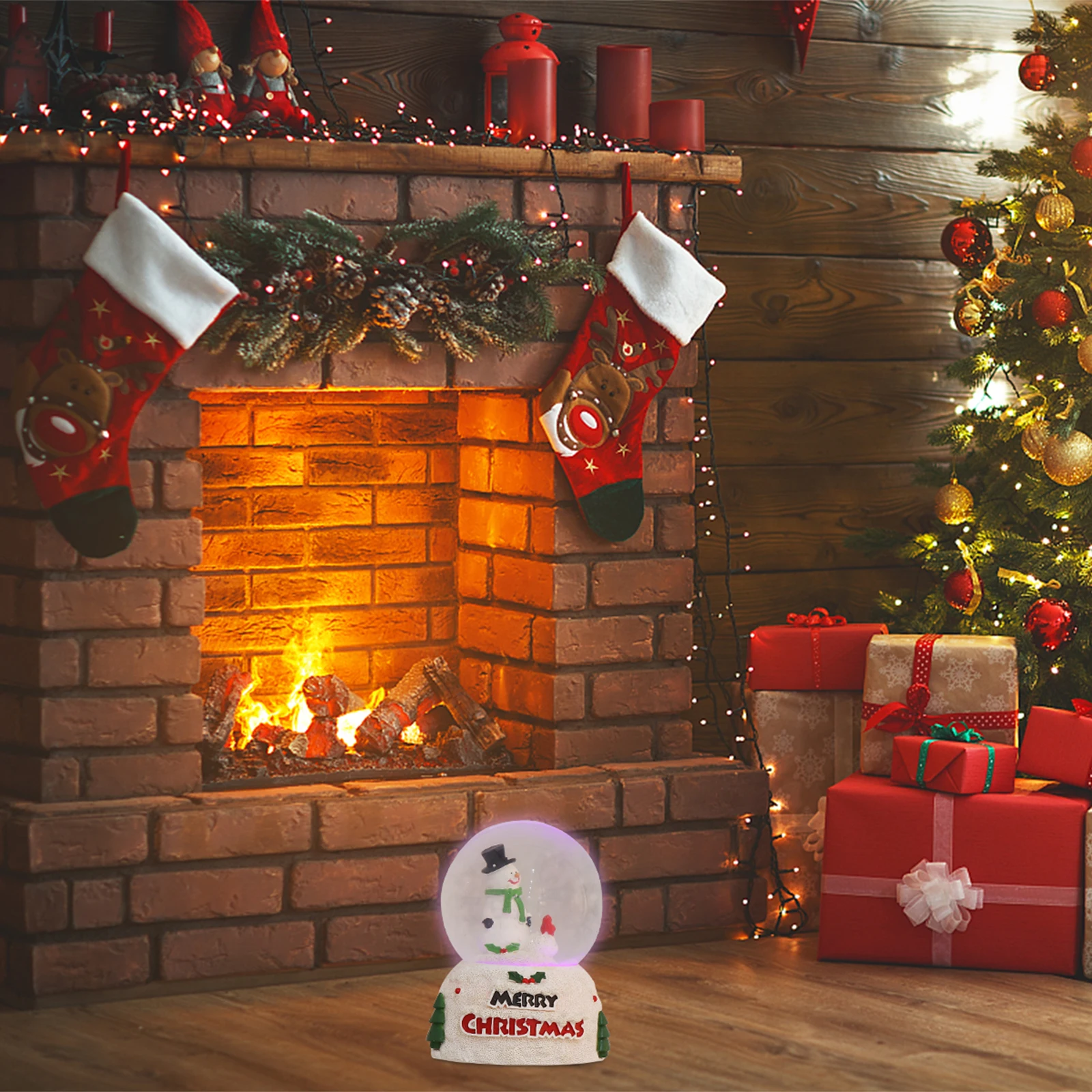 Glowing Crystal Ball Ornament Gifts Holiday Snow Globe Christmas Utenciles Snowman Resin Child Ornaments 
Glowing Crystal Ball Ornament Gifts Holiday Snow Globe Christmas Utenciles Snowman Resin Child Ornaments