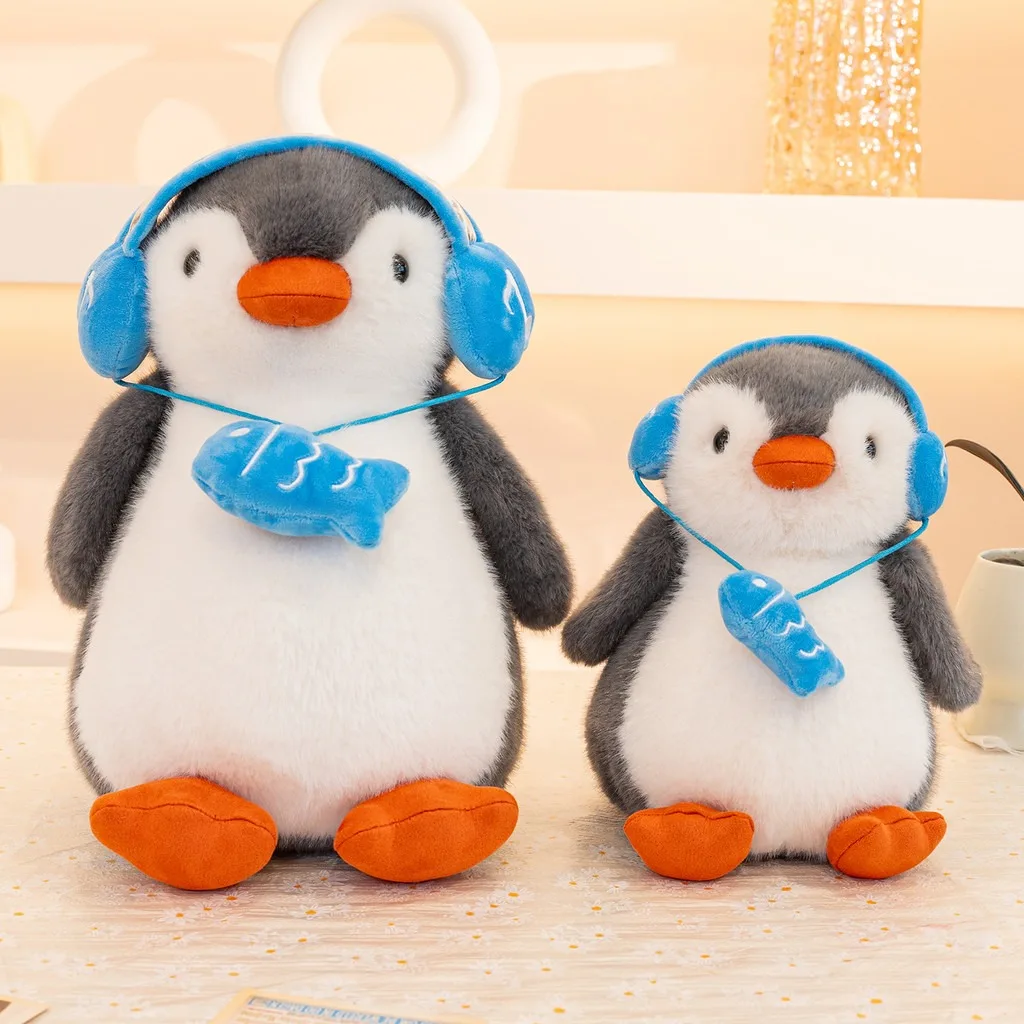 25/35cm Kawaii Penguin Plush Toys with Headset Stuffed Soft Animal Dolls Lovely Penguin Dolls Birthday Gifts Kids Home Decor
25/35cm Kawaii Penguin Plush Toys with Headset Stuffed Soft Animal Dolls Lovely Penguin Dolls Birthday Gifts Kids Home Decor