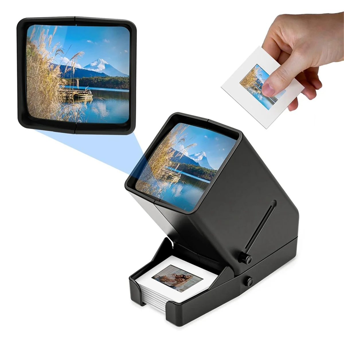 A06RP 35mm Slide Viewer, 3X Magnification, USB Powered/Battery Operation-for 35mm Daylight Film Slide and Negative Viewer
A06RP 35mm Slide Viewer, 3X Magnification, USB Powered/Battery Operation-for 35mm Daylight Film Slide and Negative Viewer
