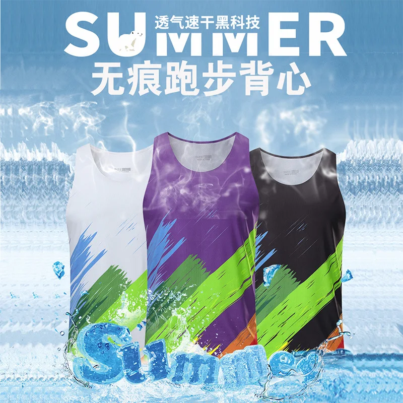 New Summer Fitness Mesh undershirt printing Quick Drying Running Training Tank Top Breathable Sweatwicking Sleeveless men's ves
New Summer Fitness Mesh undershirt printing Quick Drying Running Training Tank Top Breathable Sweatwicking Sleeveless men's ves