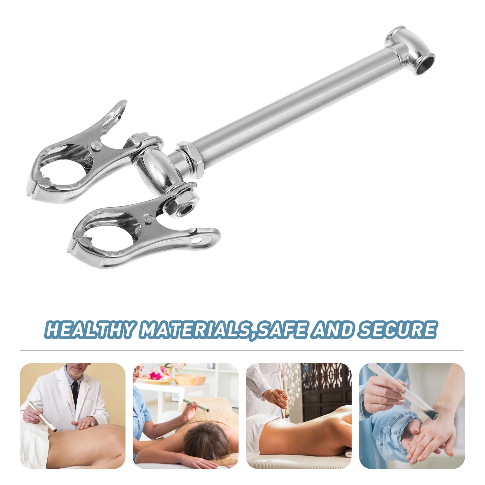 Stainless Steel Moxa Stick Holder Durable Practical Health Care Tool Portable Moxibustion Clips For Professional Use
Stainless Steel Moxa Stick Holder Durable Practical Health Care Tool Portable Moxibustion Clips For Professional Use