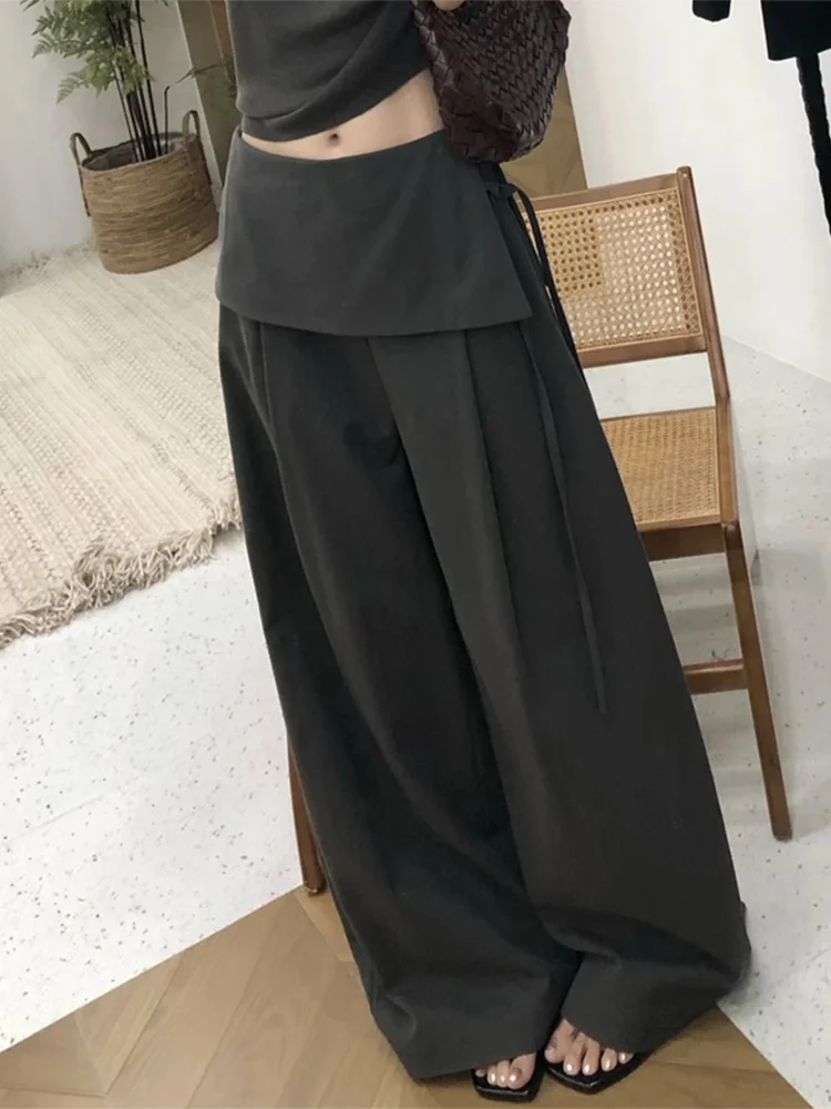 Gray Suit Wide Leg Pants Women's Summer New plus Size Lazy Style High Waist Slim Straight Casual Trousers Casual Straight Leg...
Gray Suit Wide Leg Pants Women's Summer New plus Size Lazy Style High Waist Slim Straight Casual Trousers Casual Straight Leg...