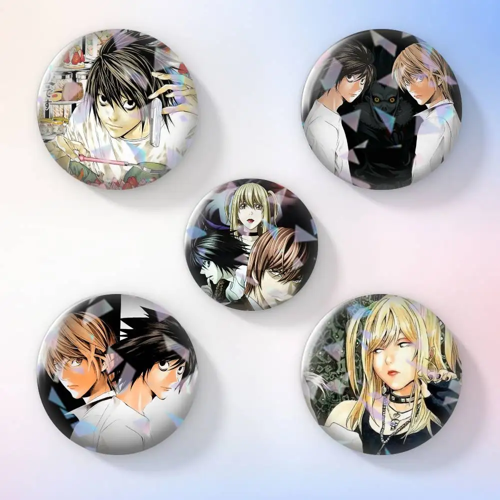 Classic Anime Death Note Brooch Metal Badge Brooch, Fashion Decorative Pins for Hat Bag Clothing Decoration Gift,Souvenir.
Classic Anime Death Note Brooch Metal Badge Brooch, Fashion Decorative Pins for Hat Bag Clothing Decoration Gift,Souvenir.