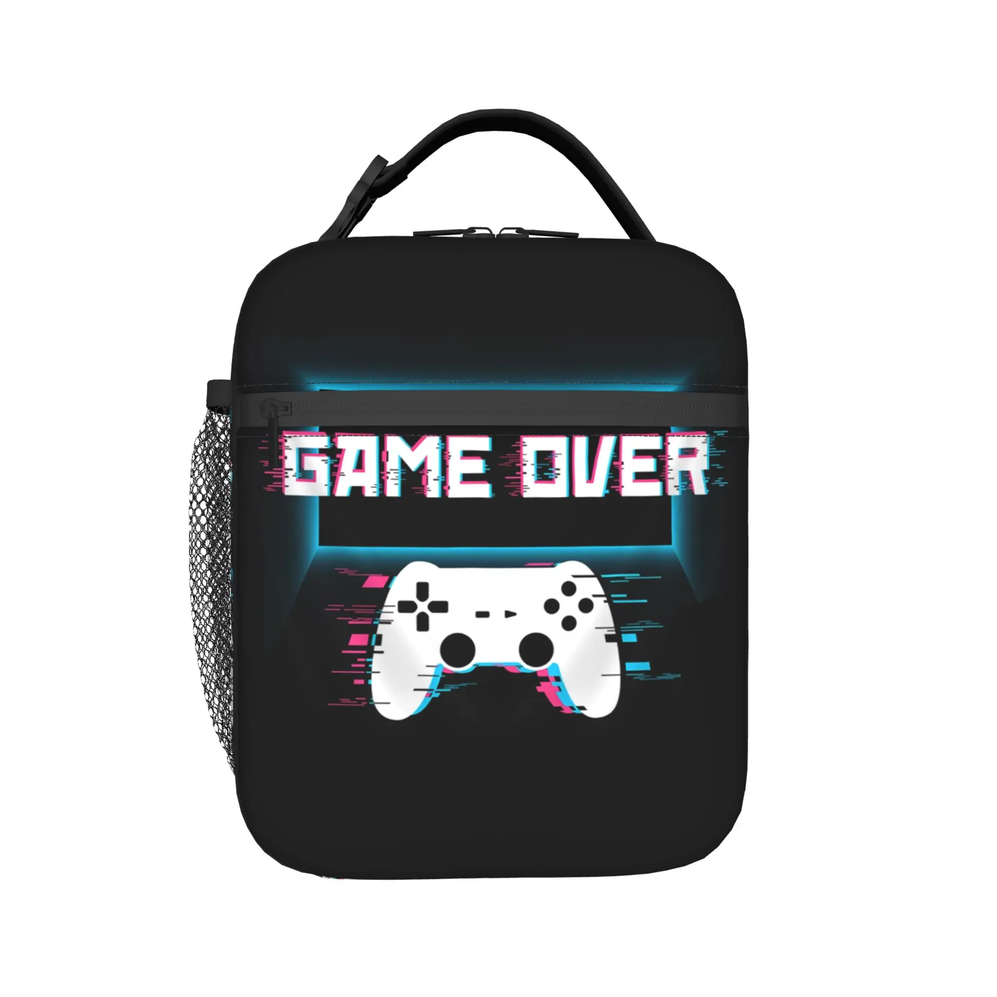 Custom Game Over Gaming Gamer Controller Insulated Lunch Bag for Women Resuable Thermal Cooler Lunch Tote Office Picnic Travel
Custom Game Over Gaming Gamer Controller Insulated Lunch Bag for Women Resuable Thermal Cooler Lunch Tote Office Picnic Travel