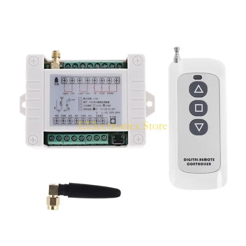 B03C Universal Receiver and Transmitter 2 Channel Remote for Garage Door
B03C Universal Receiver and Transmitter 2 Channel Remote for Garage Door