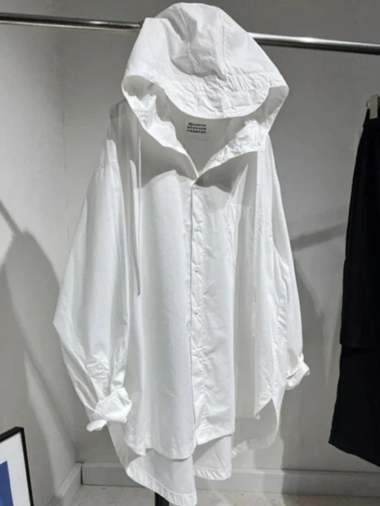 Pop Fashion Women Tops Oversized Blouses Women's Clothing 2025 Blusas Mujer De Moda Long Sleeve Hooded Shirt Casual White Basic
Pop Fashion Women Tops Oversized Blouses Women's Clothing 2025 Blusas Mujer De Moda Long Sleeve Hooded Shirt Casual White Basic