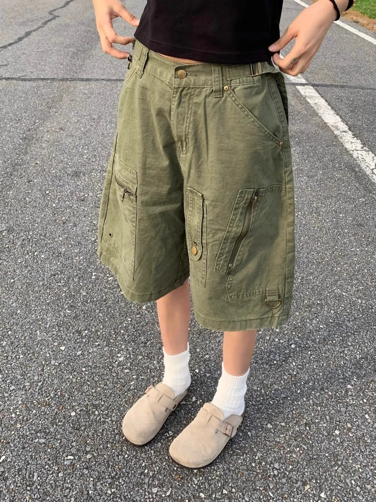 Американские ретро-шорты унисекс в уличном рабочем стиле, свободного кроя, с молнией, прямые, повседневные, летние, трендовые, брендовые
Американские ретро-шорты унисекс в уличном рабочем стиле, свободного кроя, с молнией, прямые, повседневные, летние, трендовые, брендовые