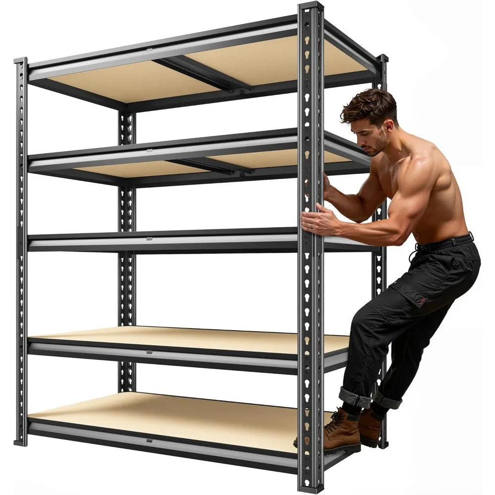 Garage Shelving 2030LBS Garage Storage Shelves, 5 Tier Adjustable Metal Shelving, Storage Shelves for Storage, Basement,
Garage Shelving 2030LBS Garage Storage Shelves, 5 Tier Adjustable Metal Shelving, Storage Shelves for Storage, Basement,