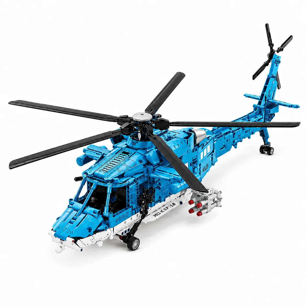 1389PCS Military Helicopter Gunship Building Block Set for Children Airplane Moc Bricks Toy Brick Gift
1389PCS Military Helicopter Gunship Building Block Set for Children Airplane Moc Bricks Toy Brick Gift